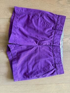 J. Crew Chino Purple Cotton Shorts - perfect for LSU!